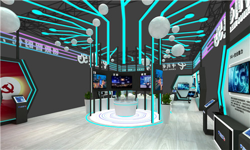 數字之光，智聯未來 中國電信科技感展會設計案例分享之深圳光博會