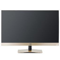aoct2369z 23英寸寬屏超窄邊框ips廣視角led背光不閃式3d液晶顯示器 帶電視功能 金色 液晶顯示器產品圖片1 it168